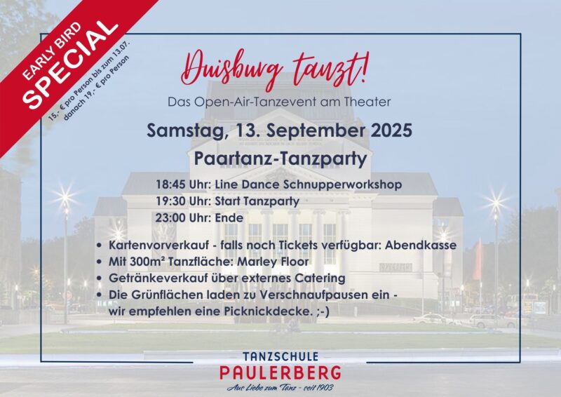 Duisburg tanzt! Flyer