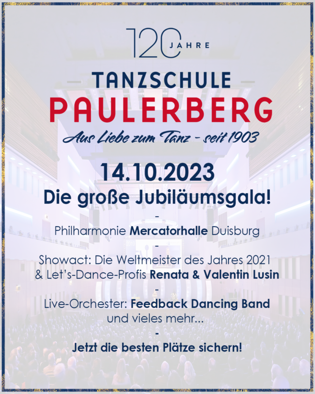Flyer Jubiläumsgala 2023